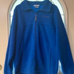 Boy's XL (18-20) Royal Blue Columbia  Fleece Zip Up Jacket